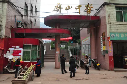 老屏山中学正门 — 屏山老县城