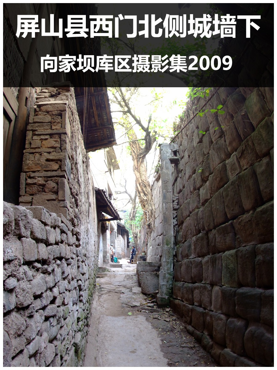屏山县西门北侧城墙下2